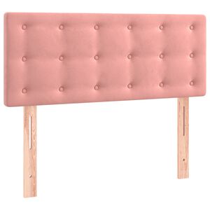 vidaXL T&ecirc;te de lit Rose 90x5x78/88 cm Velours