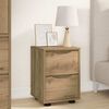 vidaXL Tables de chevet 2 pcs Ch&ecirc;ne artisanal 30,5 x 30 x 43 cm