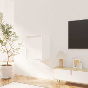 vidaXL Armoire murale Blanc 30x30x40 cm Bois de pin massif