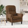 vidaXL fauteuil Marron 76 x 94 x 102 cm Cuir synthétique