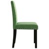 vidaXL Chaises &agrave; manger lot de 4 vert fonc&eacute; velours