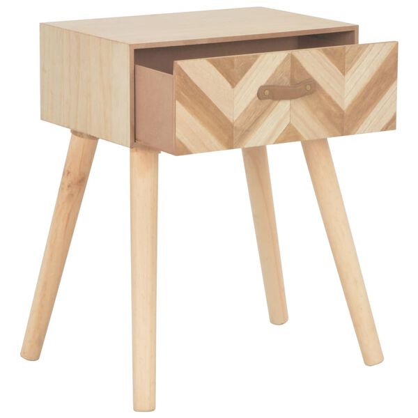 vidaXL Meuble de chevet avec tiroir 44 x 30 x 58 cm Bois massif