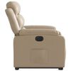 vidaXL Fauteuil inclinable &eacute;lectrique cappuccino similicuir