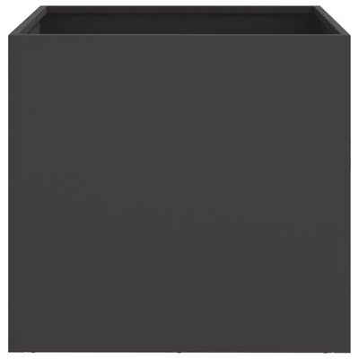 vidaXL Jardinière noir 42x40x39 cm acier laminé à froid