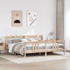 vidaXL Cadre de lit avec t&ecirc;te de lit sans matelas 200x200 cm