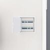 vidaXL Panneaux d'Acc&egrave;s 2 pcs Blanc 20 x 20 cm Plastic ABS
