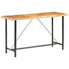 vidaXL Table de bar 180x70x107 cm bois d'acacia massif