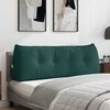 vidaXL Coussin de Dos Vert fonc&eacute; 140 x 24 x 50 cm tissu