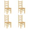 vidaXL Ensemble &agrave; manger Panama 5 pcs bois de pin massif