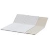vidaXL Surmatelas Blanc 140 x 200 x 5.5 cm Tissu en Tricot
