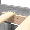 vidaXL Cadre de lit et t&ecirc;te de lit sans matelas sonoma gris 160x200 cm
