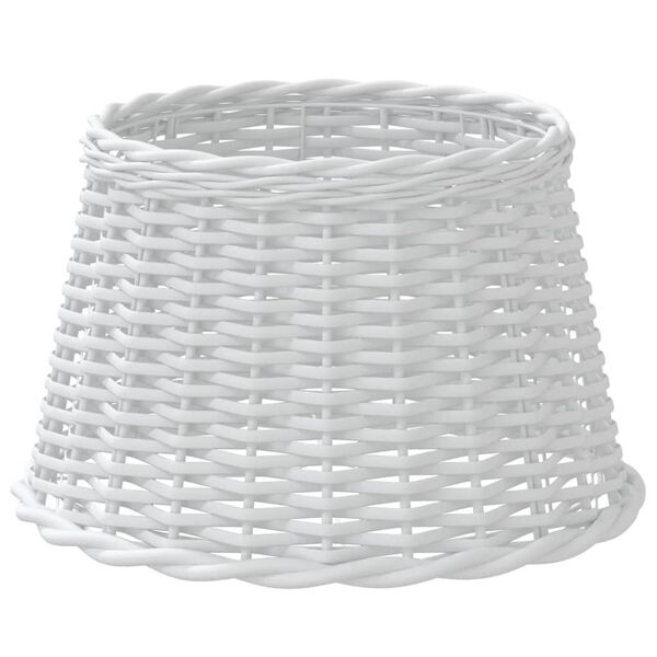 vidaXL Abat-jour blanc &Oslash;45x28 cm osier