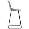 vidaXL Ensemble de bar 5 pcs Plastique Gris