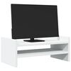 vidaXL Support de moniteur blanc 50x27x20 cm bois d'ingénierie