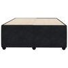 vidaXL Cadre de lit sans matelas noir 120x200 cm velours