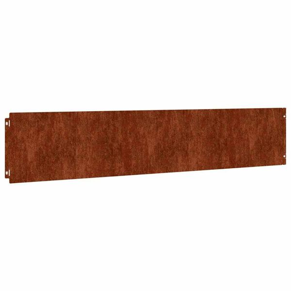 vidaXL Bordures de pelouse 10 pcs 20x103 cm acier corten flexible