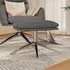 vidaXL Repose-pied Gris clair 60x60x35 cm Tissu