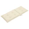 vidaXL Chaises inclinables de jardin et coussins lot de 6 Teck solide