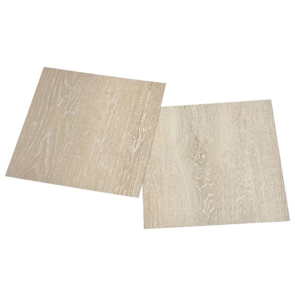 vidaXL Dalles de plancher autoadhésives 20 pcs PVC 1,86 m² beige