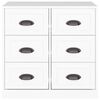 vidaXL Buffet blanc 70x35,5x67,5 cm bois d'ingénierie