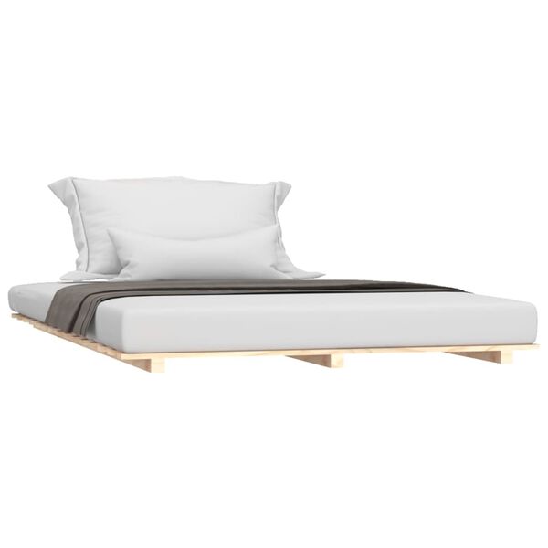 vidaXL Cadre de lit sans matelas 150x200 cm bois de pin massif