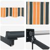 vidaXL Auvent Rétractable Multicolore 400 × 300 cm