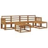 vidaXL Ensemble de canap&eacute;s d'ext&eacute;rieur 6 pcs Naturel