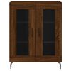 vidaXL Buffet ch&ecirc;ne marron 69,5x34x90 cm bois d'ing&eacute;nierie