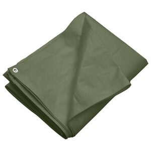 vidaXL B&acirc;che 260 g/m&sup2; 2x3 m Vert PEHD