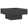 vidaXL Brasero Noir 80 x 80 x 40 cm Acier patin&eacute;