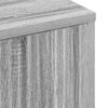 vidaXL Buffet Gris Sonoma 69,5 x 33 x 82 cm Bois d'ing&eacute;nierie