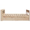 vidaXL Cadre de lit sans matelas 140x200 cm bois massif de pin