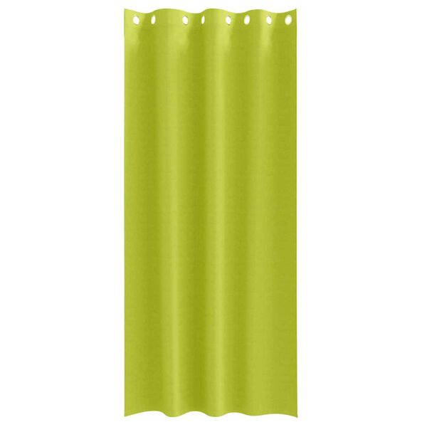 vidaXL Rideaux occultants avec anneaux 2 pcs Vert 225 x 140 cm