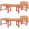 vidaXL Banc d'Arbre 8 -Seater 2 pc 160 x 80 x 45 cm Naturel