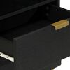 vidaXL Table de chevet noir 50x33x62 cm bois d'ing&eacute;nierie