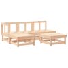 vidaXL Salon de jardin 5 pcs bois massif de pin