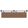 vidaXL T&ecirc;te de lit suspendue Montage mural Simili cuir
