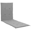 vidaXL Coussin de chaise longue Gris 180x55x3 cm