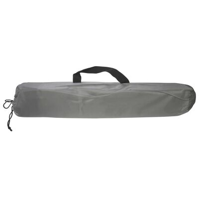 Bo-Camp Brise-vent avec fenêtre Dennis 500x140 cm Gris