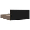 vidaXL Cadre de lit &agrave; rangement hydraulique sans matelas 180x200 cm