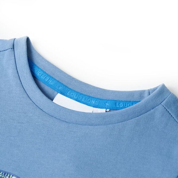 T-shirt pour enfants bleu moyen 128