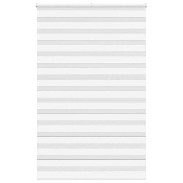 vidaXL Store z&egrave;bre blanc 140x230 cm largeur du tissu 135,9cm polyester