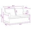 vidaXL Canap&eacute; 2 pcs Gris fonc&eacute; 144 x 80 x 85 cm tissu