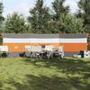 vidaXL Brise-vent de camping gris et orange 508x130 cm imperm&eacute;able