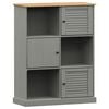 vidaXL Biblioth&egrave;que VIGO gris 90x35x114,5 cm bois massif de pin