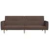 vidaXL Canap&eacute;-lit &agrave; 2 places taupe tissu