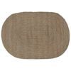 vidaXL Tapis de surface Gris 100 x 152 cm Jute