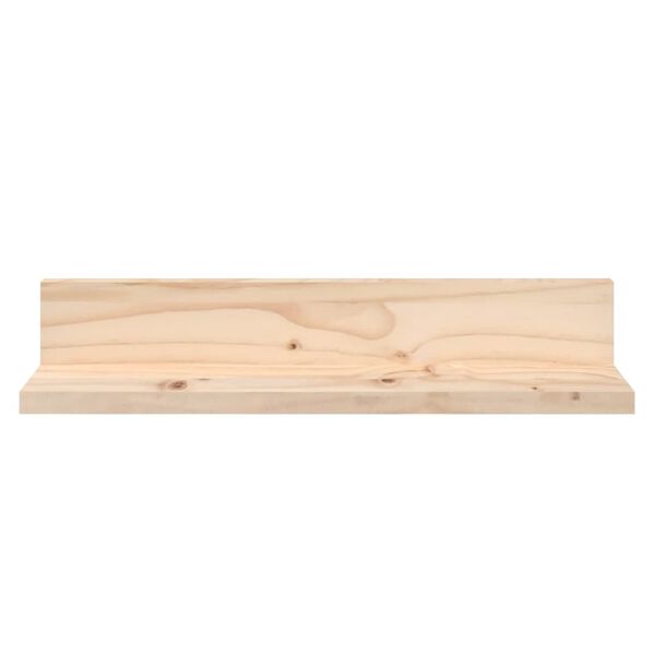 vidaXL Étagères murales 2 pcs 50x11x9 cm Bois de pin massif
