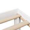vidaXL Cadre de lit avec t&ecirc;te de lit sans matelas blanc 100x200 cm