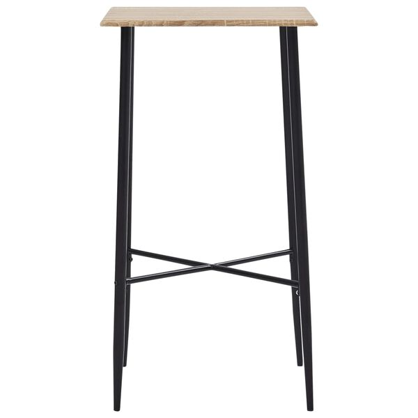 vidaXL Ensemble de bar 5 pcs Tissu Gris fonc&eacute;